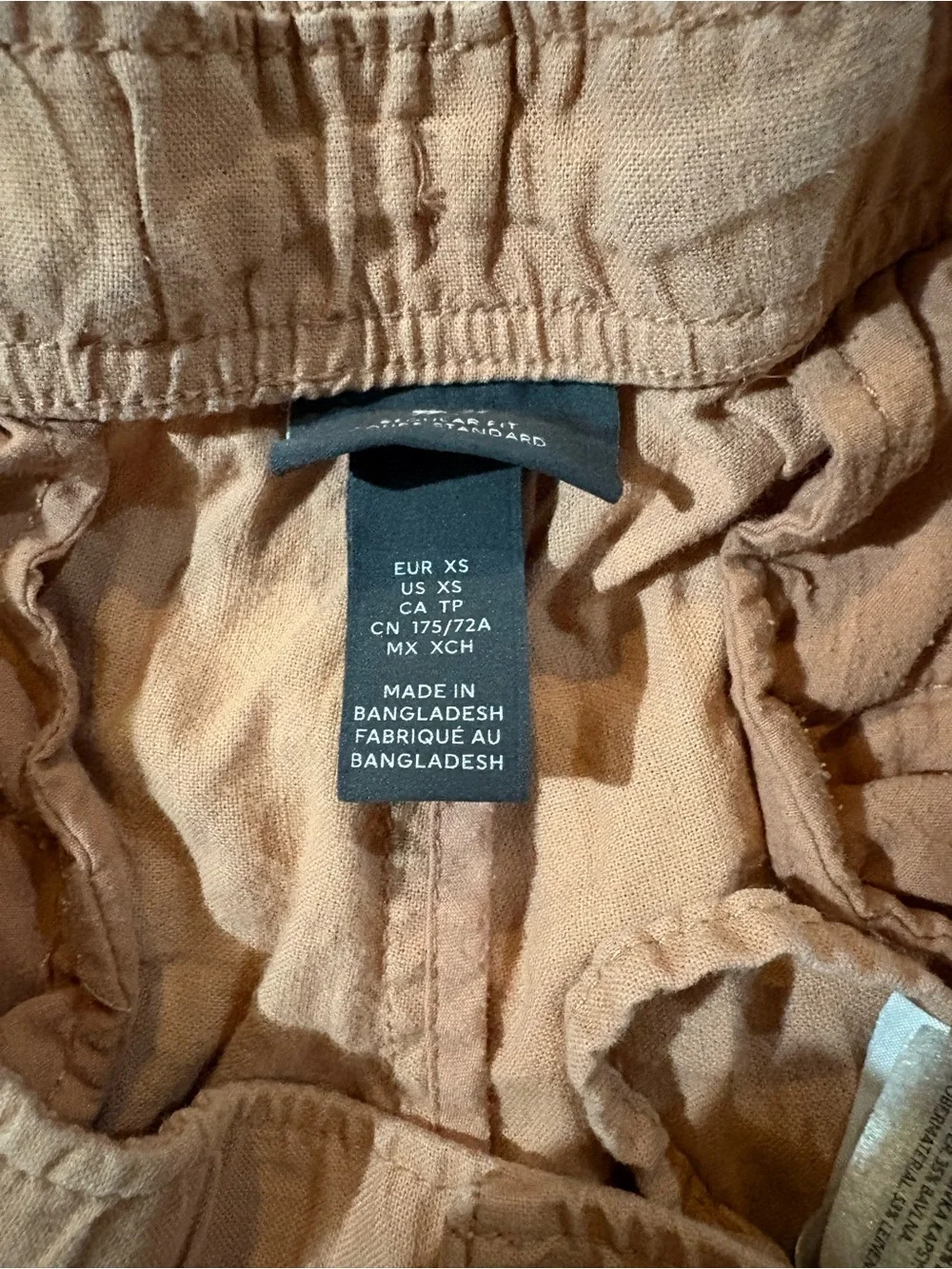 H&M Linen Blend Pants | Size: XS